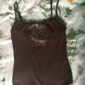 Brown Top with the design of Tous